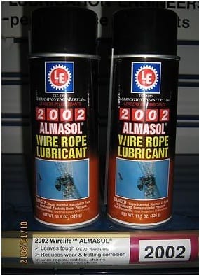Wire rope lubricant - wire rope accessories