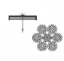 Overhead Crane Rope 6x36 construction