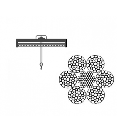 Overhead Crane Rope 6x36 construction