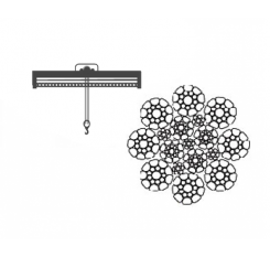 Overhead Crane Rope 8x19 Construction
