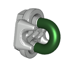 Green Pin Wire Rope Clamps