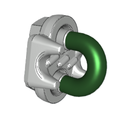 Green Pin Wire Rope Clamps