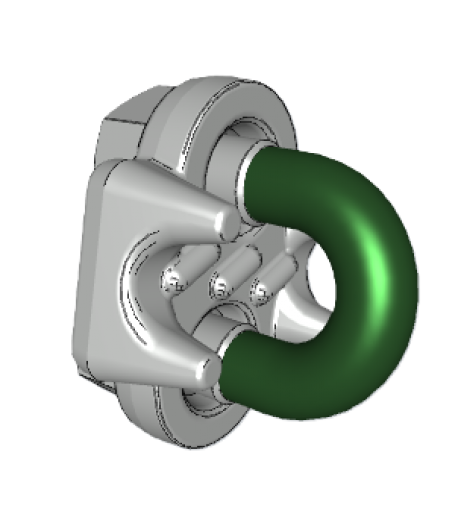 Green Pin Wire Rope Clamps