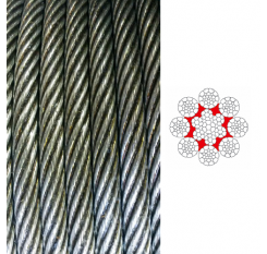 8x26 PIR Compacted Wire Rope