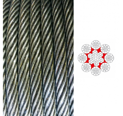 8x26 PIR Compacted Wire Rope