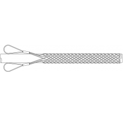 Lace Up Cable Sock