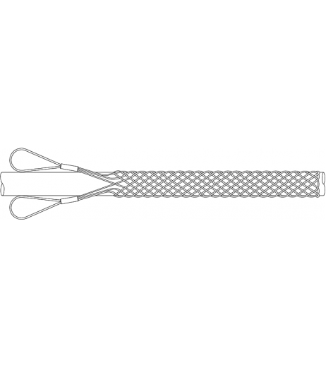 Lace Up Cable Sock