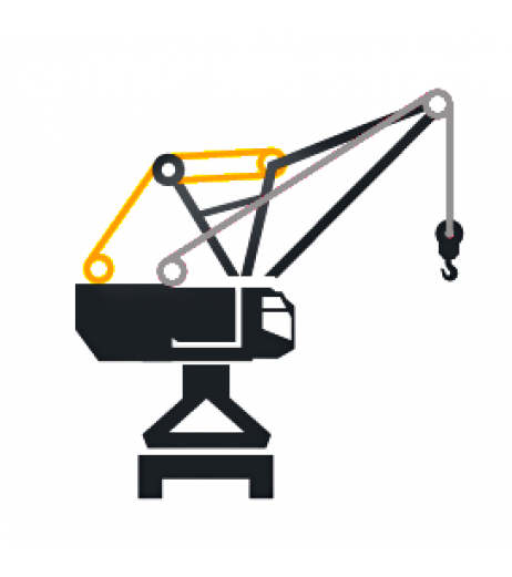Harbour and Ship Crane Boom Ropes