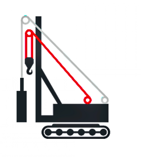 Piling Crane Hoist Ropes