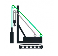 Piling Crane Hammer Rope