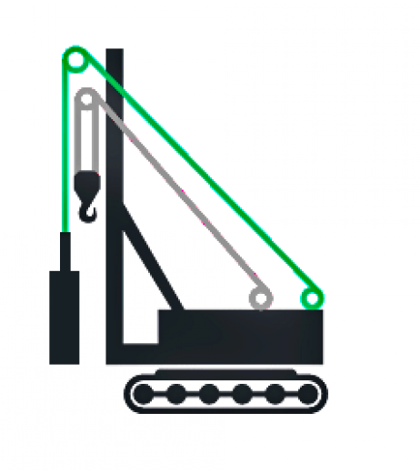 Piling Crane Hammer Rope