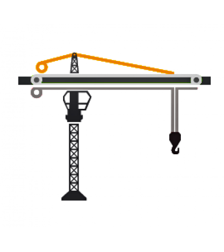 Tower Crane Trolley and Boom Rope