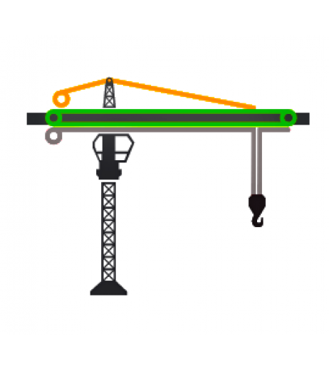 Tower Crane Trolley and Boom Rope