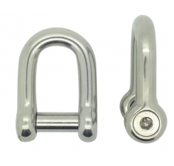 Stainless Steel D Shackle with Allen Pin