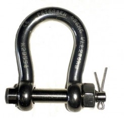 Stainless Steel Bow Shackle – Safety Bolt