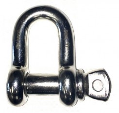 Stainless Steel Dee Shackle – Screw Pin