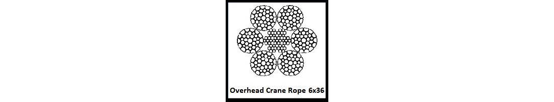 Overhead Crane Rope 6x36 construction