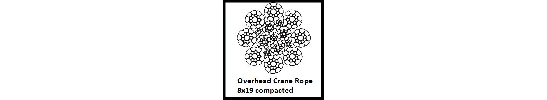 Overhead Crane Rope 8x19 Construction