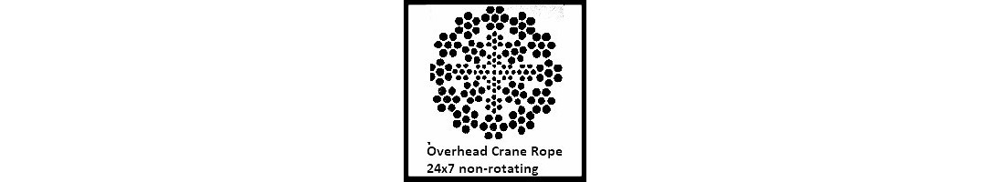 Overhead Crane Rope 24x7 Non-rotating