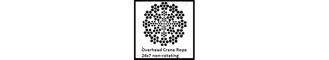 Overhead Crane Rope 24x7 Non-rotating