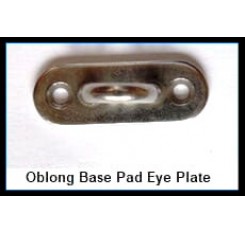 Oblong Base Pad Eye Plates