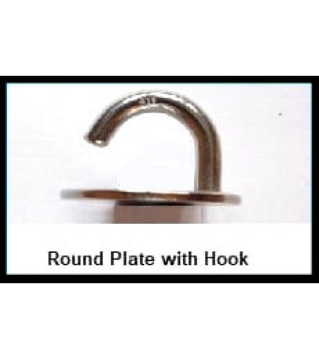 Round Base Plate With Hook