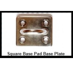 Square Base Pad Eye Plates