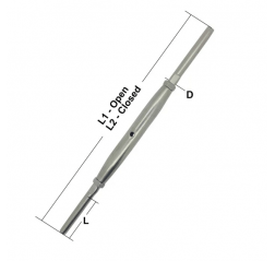 Stainless Rigging Screw – Swage /swage