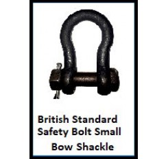 British Standard Small Bow Shackle Safety Bolt Type