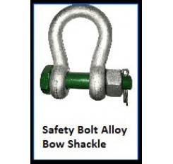 Safety Bolt Alloy Bow Shackle