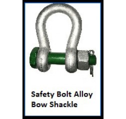 Safety Bolt Alloy Bow Shackle