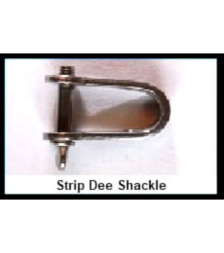 Stainless Steel Strip Dee Shackle