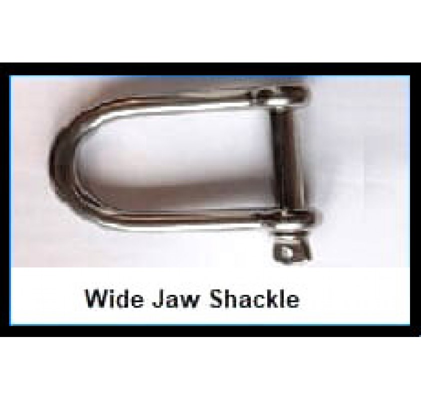 Dee Shackles D Shackle 2 x 5mm Wide Jaw Stainless Steel Lifting 
