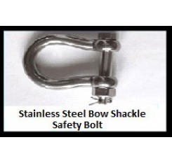 Stainless Steel Bow Shackle – Safety Bolt