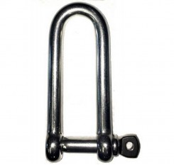 Stainless Steel Long D Shackle