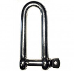 Stainless Steel Long D Shackle