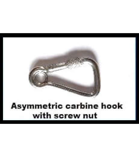 Asymmetric Carbine Hook c/w Screw Nut