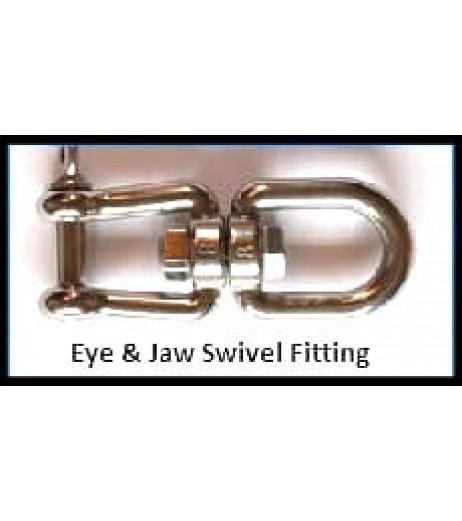 Eye-Jaw Swivel Fitting