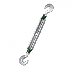 Green Pin Turnbuckle with Hook & Hook