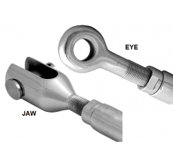 Stainless Lifting Rigging Screw with Jaw & Eye
