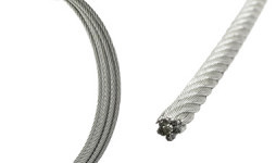 Attache cable plat 3mm galva