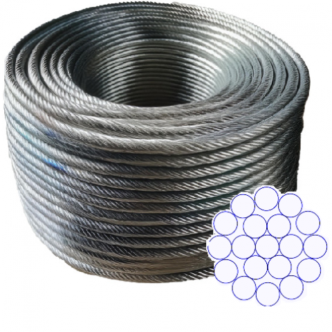1x19 Stainless Steel Wire Rope
