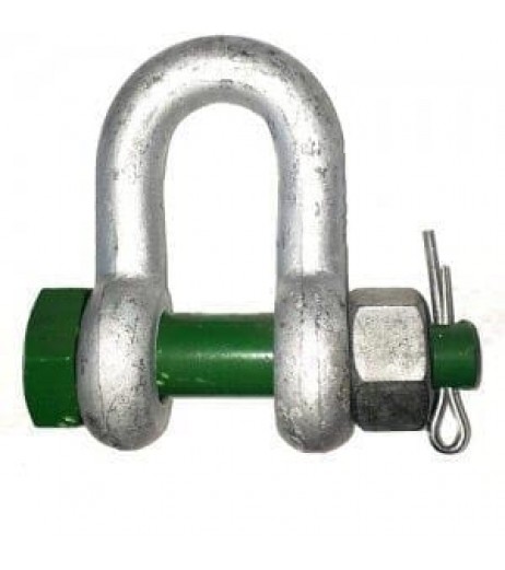 Safety Bolt Alloy Dee Shackle