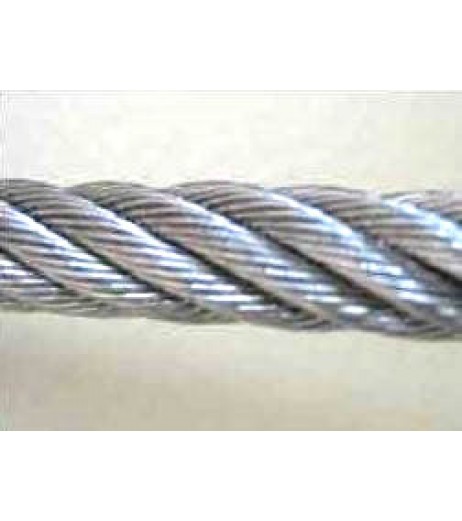 13mm 7x19 Stainless Steel Wire Rope (1m Length)