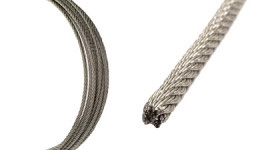 Set of Two Large Decorative Stainless Steel Loop Rope Guides