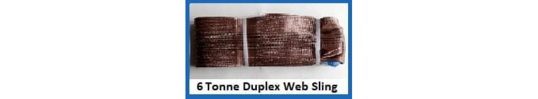 Duplex Web Sling 6 Ton 3 Metre 180mm Wide 