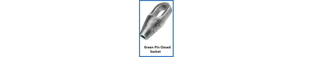 Green Pin Closed Socket Green Pin Closed Socket