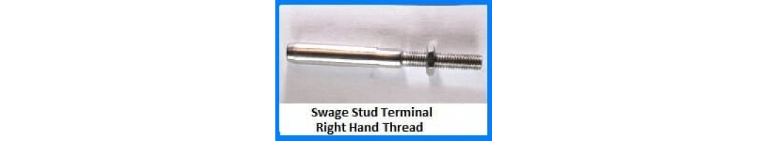 Swage Stud Terminal Right Hand Thread Swage Stud Terminal Right Hand Thread