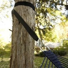 Stapel besteden verkorten Securing Webbing Slings to a Tree