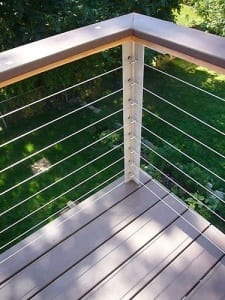 Wire rope balustrades